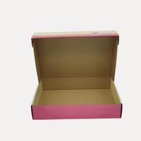 Boîtes d'expédition pliantes en carton ondulé avec logo personnalisé, matériaux recyclés, couleur kraft, pelliculage mat pour crème pour le visage, crème pour les yeux, cosmétiques