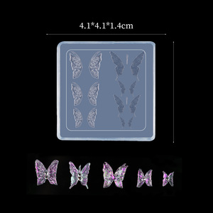Nueva Llegada de Sellos de Uñas Pequeños Transparentes, Sellos de Silicona para Arte de Uñas, Kit de Estampado de Encaje Francés - Product Image 6