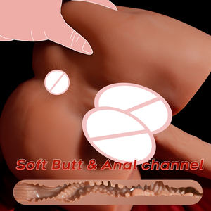 Torso masculino realista marrón de 13,11 Lb con trasero grande de Abs, juguete sexual Unisex con consolador para hombres <span class=keywords><strong>Gay</strong></span>, Juguetes sexuales, <span class=keywords><strong>Masturbadores</strong></span> Masculino - Product Image 3