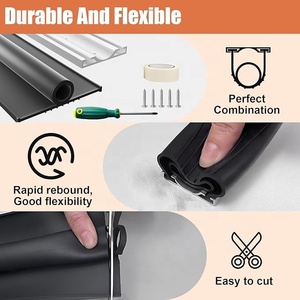<span class=keywords><strong>Kit</strong></span> <span class=keywords><strong>de</strong></span> joint <span class=keywords><strong>d</strong></span>'étanchéité robuste en caoutchouc EPDM pour bas <span class=keywords><strong>de</strong></span> <span class=keywords><strong>porte</strong></span> <span class=keywords><strong>de</strong></span> garage, résistant aux intempéries, avec rail en aluminium pré-percé, <span class=keywords><strong>service</strong></span> <span class=keywords><strong>de</strong></span> <span class=keywords><strong>d</strong></span>écoupe, anti-rongeurs - Product Image 6