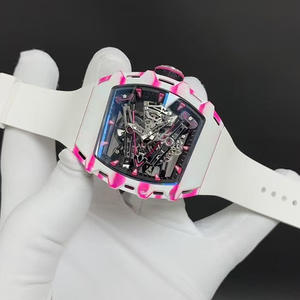 Relojes Deportivos para Hombre con Caja de Fibra de Carbono, Movimiento Mecánico Automático, Correa de Silicona, Luminosos, Resistentes al Agua, con Esfera de Alta Calidad - Product Image 4