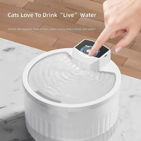 Distributeur d'eau pour animaux de compagnie à faible bruit, résistant aux éclaboussures, facile à nettoyer, avec capteur sans fil pour chats d'intérieur – Fournisseur direct usine