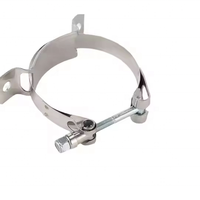 Collier de tuyau d'échappement ouvert en T personnalisé professionnel avec support OEM en acier inoxydable disponible en gros