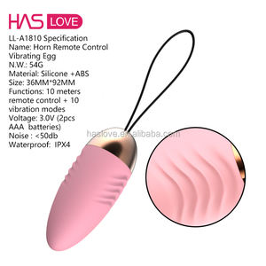 HASLOVE marchio telecomando vibratore uovo 10 metri gamma 10 modalità di vibrazione AAA batterie Dildo vibratore Dildo - Product Image 5