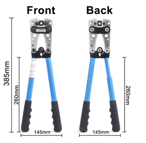 HX-50B Batterie Outil de Sertissage de <span class=keywords><strong>cosse</strong></span> de câble <span class=keywords><strong>pince</strong></span> <span class=keywords><strong>à</strong></span> <span class=keywords><strong>sertir</strong></span> <span class=keywords><strong>à</strong></span> cliquet <span class=keywords><strong>à</strong></span> main terminal <span class=keywords><strong>à</strong></span> <span class=keywords><strong>Sertir</strong></span> pour 6-<span class=keywords><strong>50mm2</strong></span> 1-10AWG avec coupe-câble - Product Image 5