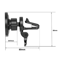Support de téléphone portable magnétique universel pour voiture, à rotation à 360 degrés, en plastique, best-seller, adsorption stable, chargeur