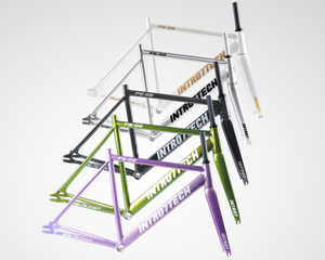 Cadre de vélo à pignon <span class=keywords><strong>fixe</strong></span> 700C personnalisable en aluminium avec fourche en fibre de carbone - Product Image 2