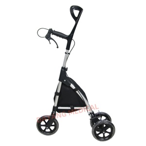 China mejor precio moderno hospital al aire libre telescópico plegable ancianos <span class=keywords><strong>caminar</strong></span> ayuda bastón con 3 ruedas - Product Image 4