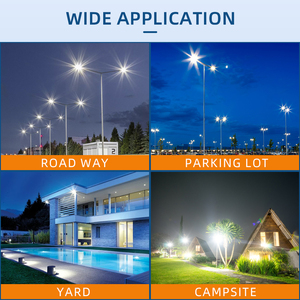 Mingllight điều chỉnh 75W đến 240W dẫn ánh sáng đậu xe 180 độ gắn góc IP65 cho đường với bảo hành 5 năm và cảm biến - Product Image 6