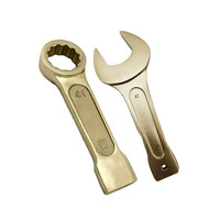 Clé à molette à tête unique en bronze d'aluminium anti-étincelles, antidéflagrante, métrique, OEM, 27 mm, pour zones dangereuses à risque d'explosion