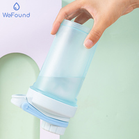 Bouteille de shaker personnalisée avec logo, en Tritan transparent, pour entraînements de fitness, vente en gros à prix réduit
