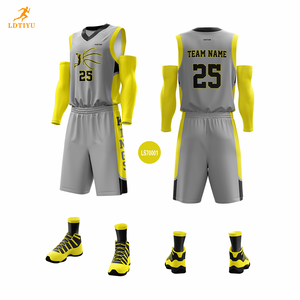 大人用トレーニング服バスケットボールジャージーカスタム通気性リバーシブルバスケットボールユニフォーム - Product Image 6