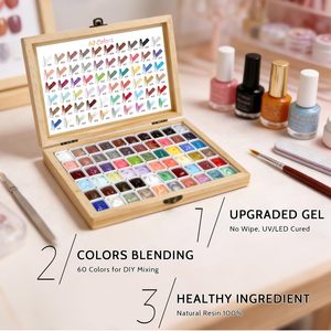 Palette de <span class=keywords><strong>gel</strong></span> de peinture crème solide 100 couleurs, <span class=keywords><strong>gel</strong></span> UV LED à haute pigmentation, longue tenue, pour salon et manucure DIY - Product Image 4