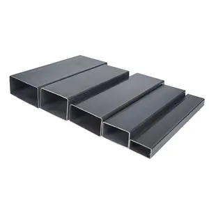 S355 piazza hollow sezione in acciaio, RHS tubo di acciaio tabella di formati, EN 10210 rettangolare tubo di acciaio