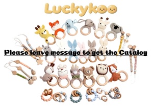 Luckykoo hêtre <span class=keywords><strong>anneau</strong></span> en <span class=keywords><strong>bois</strong></span> Animal <span class=keywords><strong>lapin</strong></span> bébé Crochet tricot <span class=keywords><strong>lapin</strong></span> <span class=keywords><strong>dentition</strong></span> sensorielle hochet jouets pour bébés - Product Image 3
