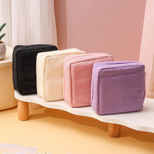 Bolsa de almacenamiento para toallas sanitarias, organizador portátil pequeño para toallas sanitarias, para uso en viajes de chicas - Product Image 1