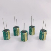 Condensateur électrolytique industriel Pchicon 25V 2200uF 16*22 RF 5000 heures pour réservoir et avion - Faible ESR, Haute ondulation, -6.3V-660V