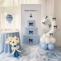 Kit de Décoration de Fond d'Anniversaire en Carton KT et Tulle, Toile de Fond Photo Numérique Personnalisable, Fournitures de Fête en Gros