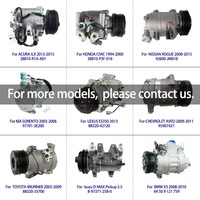 Conditionneur de compresseur de climatisation de voiture automatique 12V A/C AC pour Toyota Camry Yaris Corolla Honda Mazda Nissan Hyundai Compressor AC