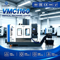 Machine de fraisage CNC VMC1160 à châssis en fonte massif pour le traitement des cavités de moules de moulage sous pression en alliage de zinc