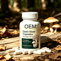 Capsules d'extrait de champignon Crinière de lion en marque blanche – Fabricant ODM & OEM – Stimulant immunitaire et supplément pour la mémoire – Capsules de Cordyceps