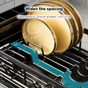 Single Layer Modern Kitchen Storage <strong>Rack</strong> Holder Metal Sink Standing Expandable Dish Drainer Easy Installation Dish Drying <strong>Rack</strong> - Product Image 6