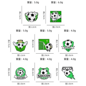 Épinglette de football en émail, drapeau américain patriotique, Canada, Mexique, cadeau pour supporter de football, Coupe du Monde 2026 - Product Image 5
