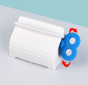 Rolling Tube Squeezer <b>Toothpaste</b> Seat Holder Stand Rotate Dispenser for Bathroom - Product Image 4