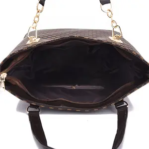 Bolso de lujo de cuero con logotipo personalizado para mujer, conjunto de bolsos de diseñador, marcas famosas