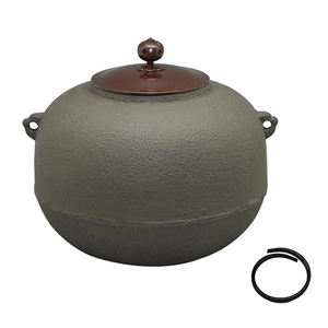 Auténticos utensilios de té japoneses de hierro forjado clásico para hervir agua - Product Image 1
