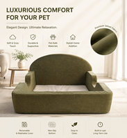 Meubles de chambre à coucher, lit au sol Montessori extra large pour enfants, canapé-lit pour tout-petits en mousse pure, écologique et sûr