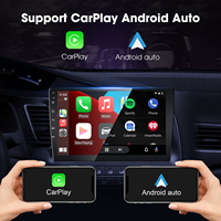 Radio Reproductor de DVD para Auto con Pantalla Táctil Android Universal de 9 Pulgadas, USB, Bluetooth, WIFI y Carplay, Disponible en Fábrica