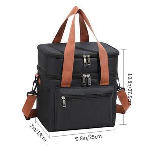 Offre Spéciale livraison de nourriture Camping week-end étanche extérieur thermique doux déjeuner sac de glace refroidisseur pique-nique sacs isolés - Product Image 4