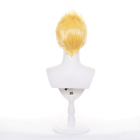 Perruque de cosplay Hanagaki Takemichi, cheveux courts blonds, de Tokyo Revengers