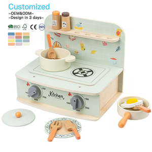 EDULAND OEM/ODM Jouet <span class=keywords><strong>de</strong></span> <span class=keywords><strong>cuisine</strong></span> en bois pour jeu <span class=keywords><strong>de</strong></span> rôle, ensemble <span class=keywords><strong>de</strong></span> <span class=keywords><strong>cuisine</strong></span> miniature éducatif et d'apprentissage DIY pour enfants - Product Image 1