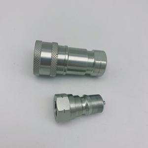 Acoplador rápido de alta presión Acoplamiento rápido hidráulico de acero inoxidable 1/2 "Tipo de bola Acoplador rápido hidráulico macho hembra - Product Image 5