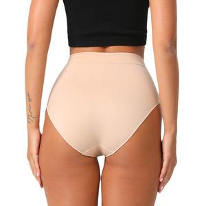 Nuevas bragas de algodón sin costuras ODM para mujer, de color sólido, cintura alta, transpirables, con efecto lifting, estilo deportivo y ecológico. - Product Image 5