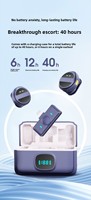Microphone cravate sans fil pour téléphone portable, kit complet pour diffusion en direct, réduction du bruit, bouton de son, en plastique