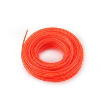 Accessoires pour débroussailleuse à gazon, fil de coupe en nylon gaufré, largeur de coupe 0,105 pouces, hauteur maximale 4,0 mm, hauteur minimale 1,6 mm