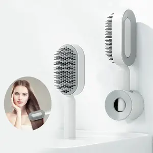 Self Cleaning Hair Brush For Women One-Key Quick Hair Comb 3D Air Cushion Scalp Massage Brush Hair Styling Tools Airbag Comb