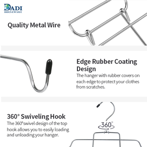 <strong>Multi</strong>-functional Folding Clothes Rack <strong>Multi</strong> Layers Space Wardrobe <strong>Hangers</strong> Dormitory Household Wardrobe Coat <strong>Hanger</strong> - Product Image 2