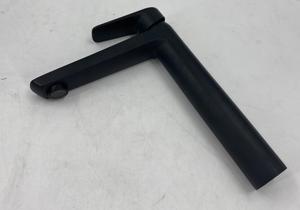 Premium Matte Black Brass Tall Basin Faucet Single Lever Hot Cold Sink Mixer - Product Image 2