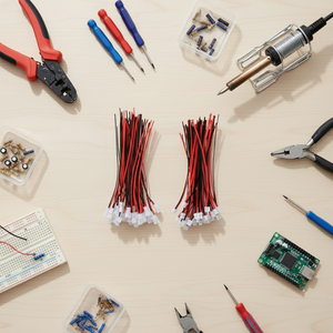 다장 OEM 맞춤형 JST 케이블 어셈블리 MX1.25 피치 2 3 4 5 6 핀 암 플러그 가전제품 전자 배선용 - Product Image 2