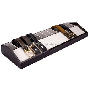 Présentoir de ceintures en bois pour magasin de détail, organisateur de ceintures à 12 compartiments, présentoir de <span class=keywords><strong>comptoir</strong></span>, présentoir de ceintures en <span class=keywords><strong>cuir</strong></span> - Product Image 5