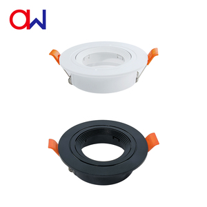 กรอบไฟสปอตไลท์ LED ทรงกลมสีขาว GU10 MR16 พร้อมคลิปหนีบ ฝาครอบไฟภายในอาคาร ผิวขัดเงา มุมกว้าง - Product Image 6