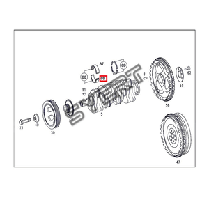 OE 2710330602 2660330002 A2660330002 A2710330602 Mercedes-Benz GLA CLA SLK C-Serisi için Krank Mili Ana Yatakları - Product Image 5