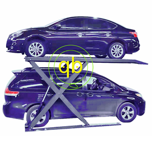 Bãi đậu xe 2 tầng cơ khí thủy lực 2 xe dọc cắt kéo bãi đậu xe nâng máy móc - Product Image 2