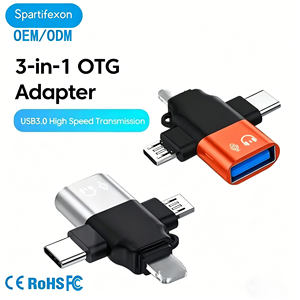 Adaptador 3 en 1 QC3.0 DC Tipo-C a USB 3.0 para y para - Product Image 1
