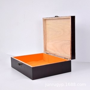 Boîte de Généalogie en Bois de Camphre Rectangulaire Verrouillable pour l'Archivage des Arbre Généalogiques et des Registres de Prénoms, Cadeau Artisanat, Origine Shandong - Product Image 4