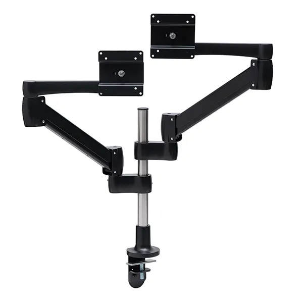 Factory Provide Dual LCD Dual Monitor Arm Desk Mount With Gas Shock